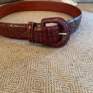 Vintage Ralph Lauren Alligator Belt size 28